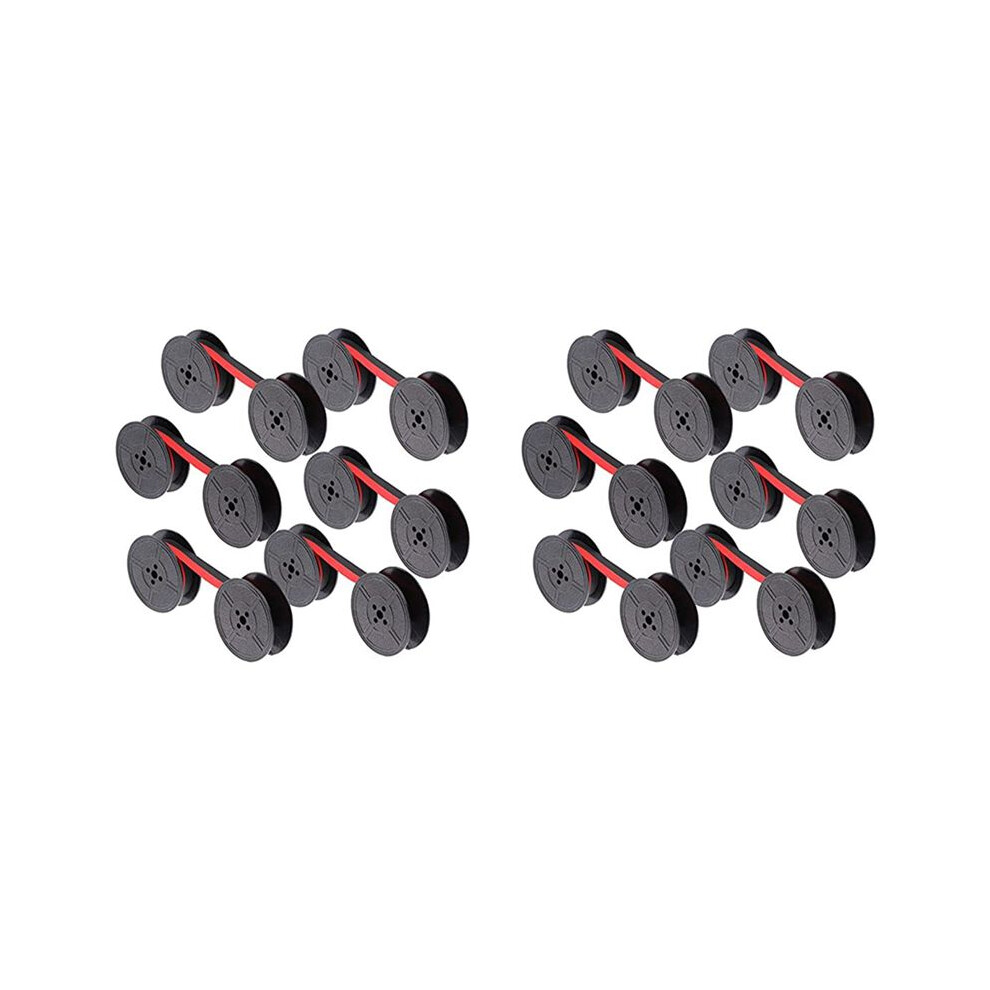 12Pack Typewriter Ribbon Twin Spool Typewriter Ribbon Red And Black Twin Spool Replacement Pack For Most Typewriter Black,Red 4712170787143