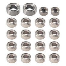 20Pcs Steel Bearing Set for Axial SCX24 90081 AXI00001 AXI00002 1/24 RC Crawler Car Spare Parts Accessories