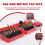 Titanium Combination Drill Tap Bit Set 13PCS SAE and Metric Tap Bits Kit for Screw Thread Drilling Tapping Deburring 3