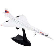 1/200 Concorde AvióN de Pasajeros SupersóNico Aire BritáNico VíAs AéReas Modelo para ColeccióN ExhibicióN EstáTica