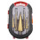 6-Piece Stepped Serrated Drill Bit Set Triangular Shank Titanium Alloy Coated Straight  Serrated 4