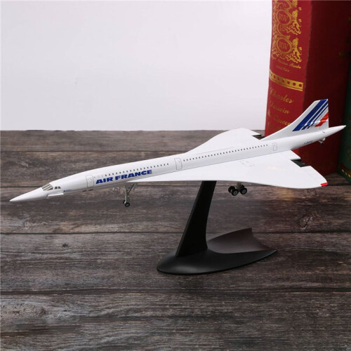 Kopinma 1/200 Modèle Concorde Air France – Avion Supersonique De Collection – 30,5 Cm, Alliage Et Plastique