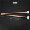 1 Pair  Mallets Drumsticks Drum Sticks with Wood Handle for Percussion Instrument Accessories 8