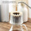 Variable Speed Hand Drip Coffee Filter Cup Drip-Style Coffee Funnel Filter Flat Bottom Drip Filter Cup Cake Filter Cup 6