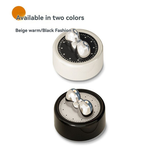 Visual Kökstimer Magnetisk Mekanisk Timer Köksnedräkning Matlagning Bakning Väckarklocka Svart 1