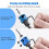 5pcs/Set Countersink Drill Bit with Adjustable Depth Stop Low Friction Hole Opener Countersunk Drill Bit Carpentry 4