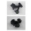2X GPS Range Pole Cradle Bracket for Trimble Handheld Open Data Collector with Compass Quick Release Pole Clamp, B 6