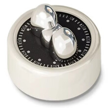 Visual Kökstimer Magnetisk Mekanisk Timer Köksnedräkning Matlagning Bakning Väckarklocka Vit