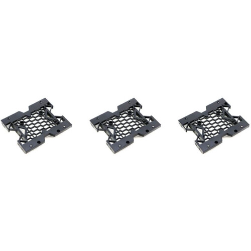 3 Peça 5,25 Polegadas a 3,5 Polegadas 2,5 Polegadas Suporte Ventilador de Refrigeração SSD Suporte de Montagem de Disco Rígido Interno Suporte de
