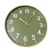Reloj de Pared de 12 Pulgadas, Silencioso, Funciona con Pilas, para Cocina, Oficina, Baño, Dormitorio, Decorativo