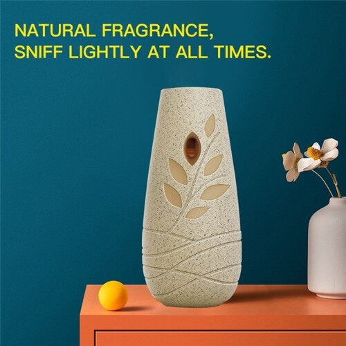 1Pc Eco-Friendly Leaf-Shaped Fragrance Diffuser Has an Automatic Timer and is Suitable for Use in Homes and Offices 1