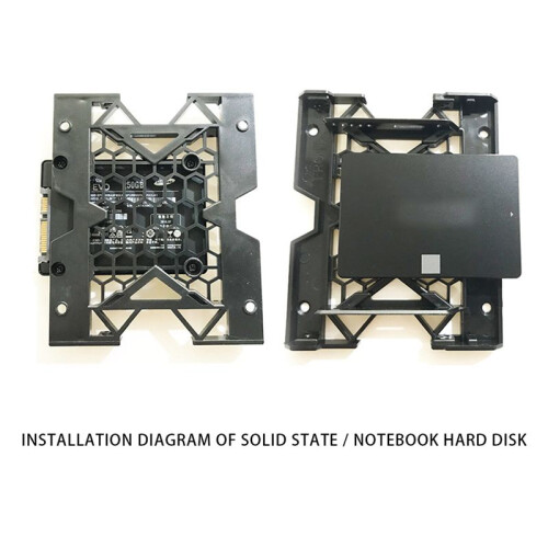 3 Peça 5,25 Polegadas a 3,5 Polegadas 2,5 Polegadas Suporte Ventilador de Refrigeração SSD Suporte de Montagem de Disco Rígido Interno Suporte de 1