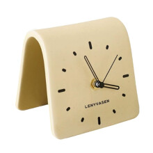 Desktop Ceramic Clock Simplicity Desk Clock Home Decoration Living Room Bedside Silent Desk Clock