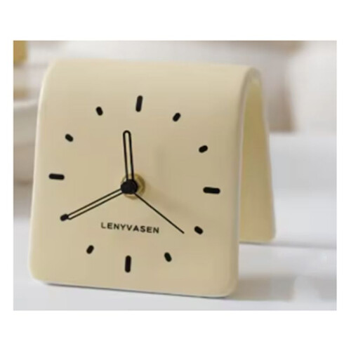 Desktop Ceramic Clock Simplicity Desk Clock Home Decoration Living Room Bedside Silent Desk Clock 1