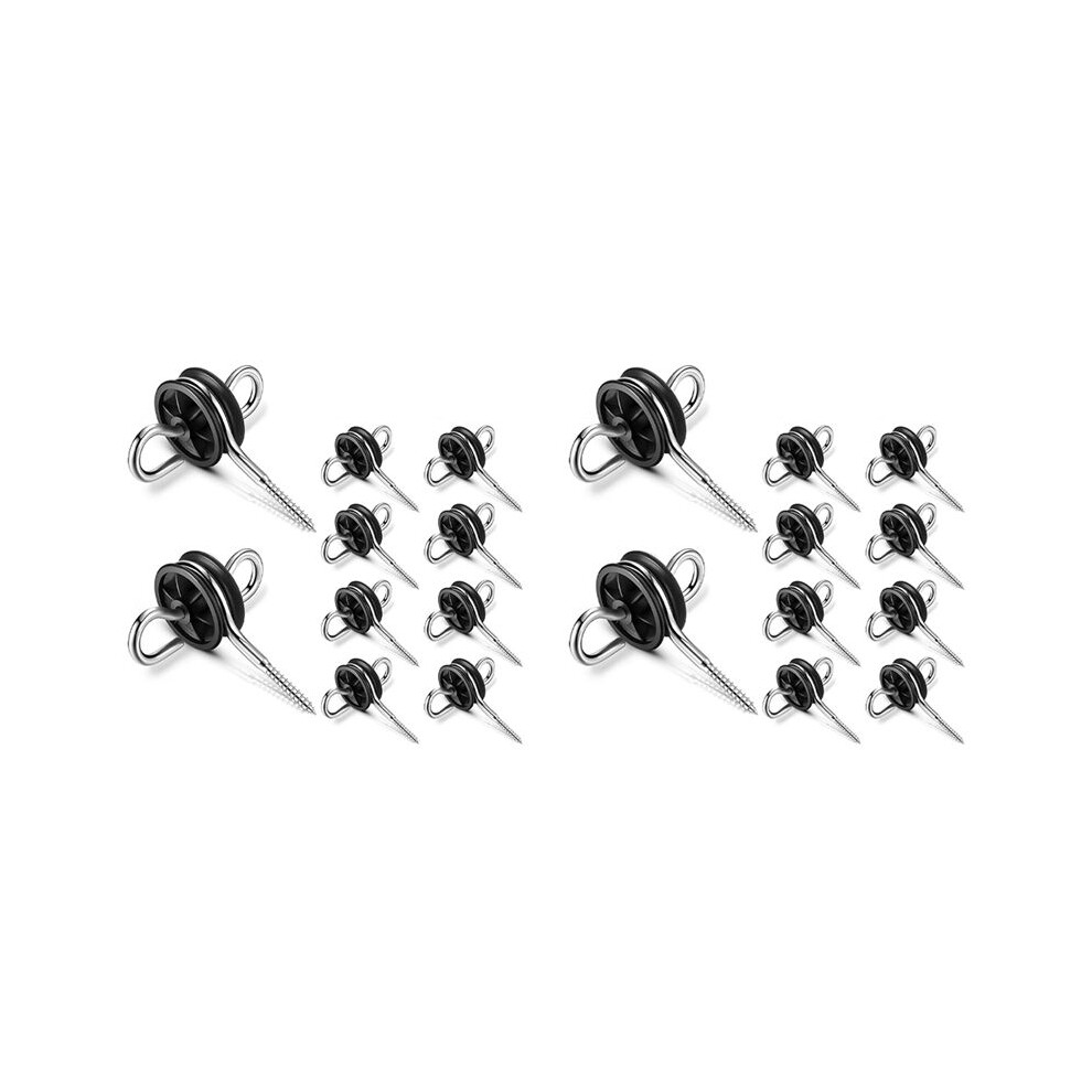 20Pcs Electric Fence Gate Handle Anchor Electric Fence Insulators Fence Wire Insulators For Electric Fence Wood Post 4711239460829