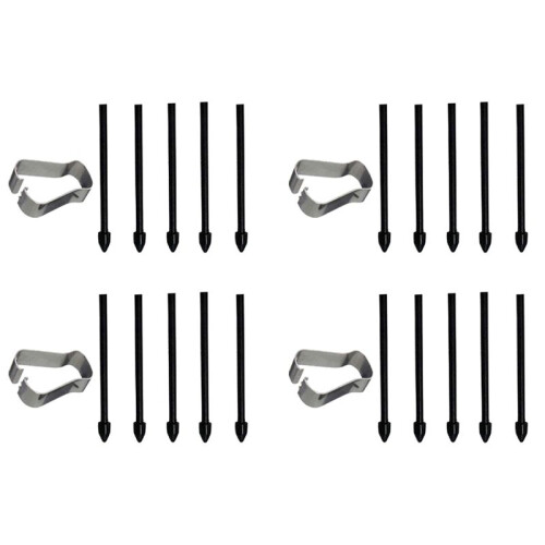20 Pcs Stylus Refill Replacement Stylus Touch Pen Tip Substite Nib for   Note20/Note10/Tab S6/Tab S7-Black