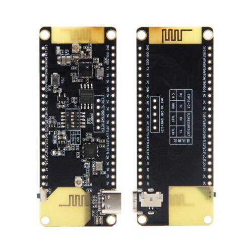 2X T-Zigbee ESP32-C3 TLSR8258 Zigbee Ultra Low Power IOT Development Board WiFi  Módulo de Controle Inteligente 2