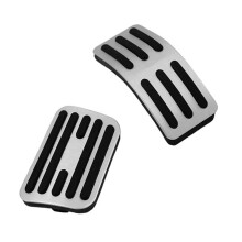 Para 6 2024 2025 Alumínio Acelerador Pedal Freio Antiderrapante Tapete Capa Carro Esporte Interior Acessórios