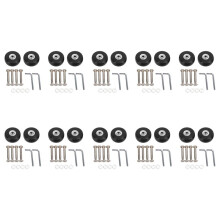 20 Sets of Luggage Suitcase Replacement Wheels Axles Deluxe Repair Tool 50x20x6.1 mm