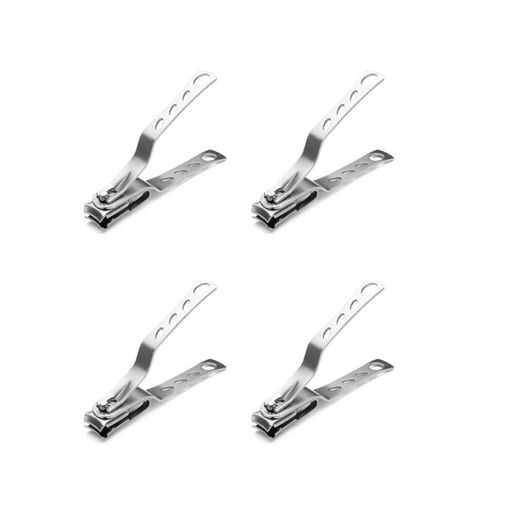 4X Stainless Steel Nail Tips Clipper Trimmer Manicure Nail Art Toes Clippers Tools