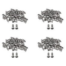200X Gitarren Bass Schrauben Teile Für Scratchplate Pickguard, Silber