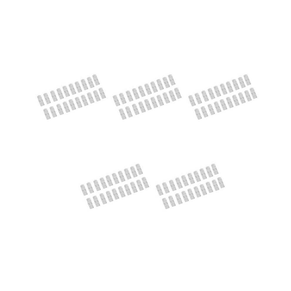 100Pcs/Lot Wire Fixing Clamp Clip Desktop Wire Clear Clips Holder Clamps Cable Clip Device Usb Cord Clips Holder 6032964358655