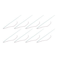 8Pcs 540mm LED Backlight Strip 60V 80LED Lamps Beads for 23.5Inch 24Inch Lcd Monitor with 6 Pin Power Cable