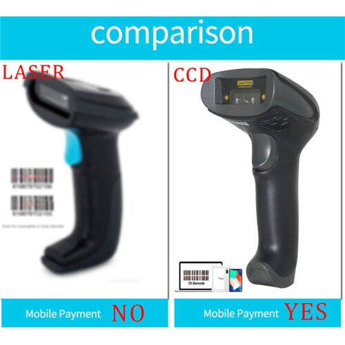 3X Netum F20 Handheld Wired Ccd Barcode Scanner Portable 32Bit USB Cable A4 Bar Code Reader for Pos System