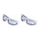 2X Tears Free Onion Chopping Goggles Glasses Eye Protector Kitchen Gadget Tool White 1