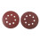 100Pcs 5 Inch 125mm Round Sandpaper Eight Hole Disk Sand Sheets Grit 40/60/80/120/240 Hook and Loop Sanding Disc Polish 6