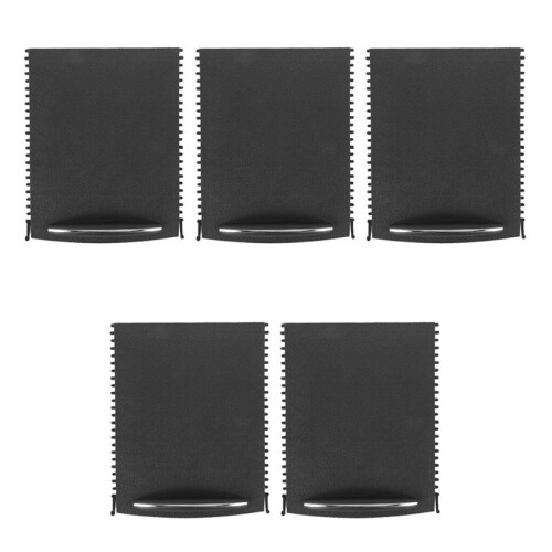 5X Car Center Console Sliding Shutters Cup Holder Roller Shutter Cover for - C-Class W203 2000-2007