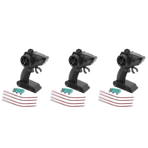 3X 2.4G 4 Channels Wireless RC Transmitter Receiver Radio Remote Controller Transmitter with Receiver Board