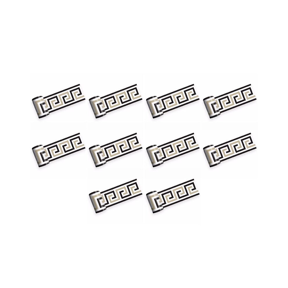 10Pcs 2M Self-Adhesive Side Tile Sticker Bathroom Kitchen Restaurant Wall Stair Floor Border Tile Sticker 6032542445203