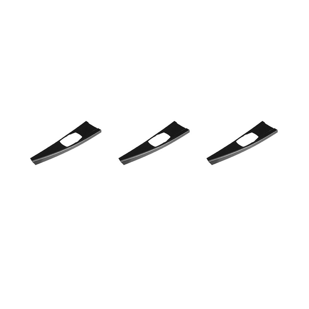 3X Car Multimedia Panel Cover Trim Sticker For 3 Series F30 F34 4 Series F33 F36 Carbon Fiber Interior Trim 4712525194305