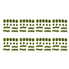 240PCS 3 Size Artificial Moss Rocks Decorative, Green Moss Balls,for Floral Arrangements Gardens and Crafting