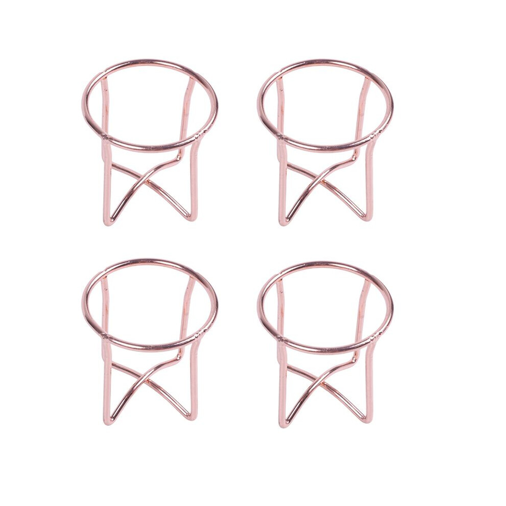 Gold 4X Makeup Puff Rack Sponge Holder Beauty Makeup Powder Puff Blender Storage Rack Sponge Drying Stand Holder