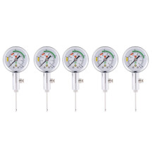 5X Pressure Gauge Pressure Measuring Tool Basketball Football Volleyball Barometer