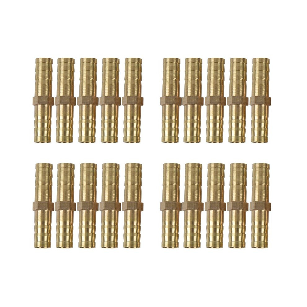 20Pcs 8Mm Inner Dia Air Gas Straight Hose Pipe Barb Coupler 6132555195505
