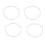 16Pcs/Set White Durable Nylon Ukulele Strings Replacement Part for 21 Inch 23 Inch 26 Inch Stringed Instrument 1