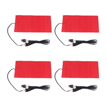 4X 25W 12V Universale Moto ATV Sedile Riscaldato Cuscino Impermeabile Pad Riscaldamento Pad Tappetino Più Caldo Inverno
