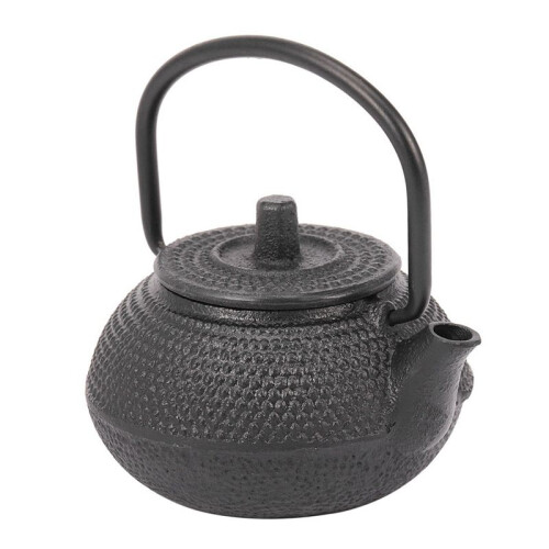 3Pcs 50Ml Japanese Style Cast Iron Kettle Teapot Comes + Strainer Tea Pot 2