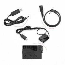 5X DR-E8 Dummy Battery with Power Bank USB Adapter Cable Replacement for LP-E8 for 550D 600D DSLR Cameras