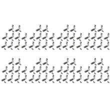 160Pcs T Slot L-Shape Interior Inside Corner Connector Joint Bracket for Aluminum Extrusion Profile 2020 Series Slot 6mm