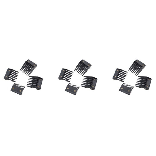 12 Attachment Comb Set for  with Metal Backed Cutting Guide 3mm 6mm 9mm 12mm