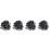 400Pcs / Lot 2Ml Black Plastic Perfume Spray Bottle Sample Spray Sprayer Atomizer Perfume Bottle 1