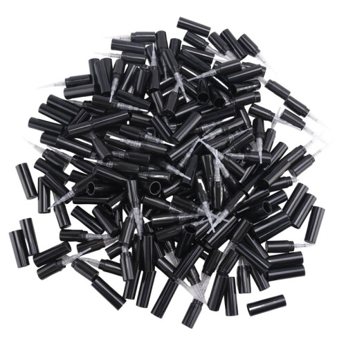400Pcs / Lot 2Ml Black Plastic Perfume Spray Bottle Sample Spray Sprayer Atomizer Perfume Bottle 1
