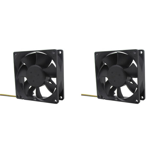 2X 24V 80mm 8cm Koelventilator 80X80X25mm 8025 PC Computer Case Fan DIY Router GPU CPU Koelventilator
