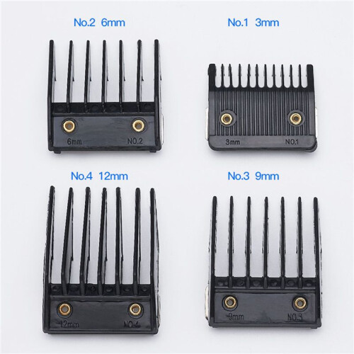 12 Attachment Comb Set for  with Metal Backed Cutting Guide 3mm 6mm 9mm 12mm 2