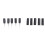 400Pcs / Lot 2Ml Black Plastic Perfume Spray Bottle Sample Spray Sprayer Atomizer Perfume Bottle 5