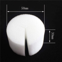 100 Pcs Hydroponic Sponge Overground, Soilless Hydroponics Vegetable Growing System Greenhouse Plant Gardening Tool 50mm